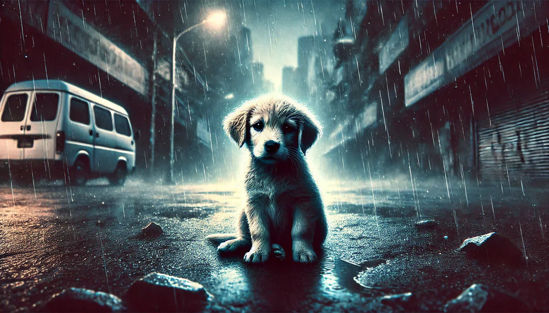 perro abandonado 
